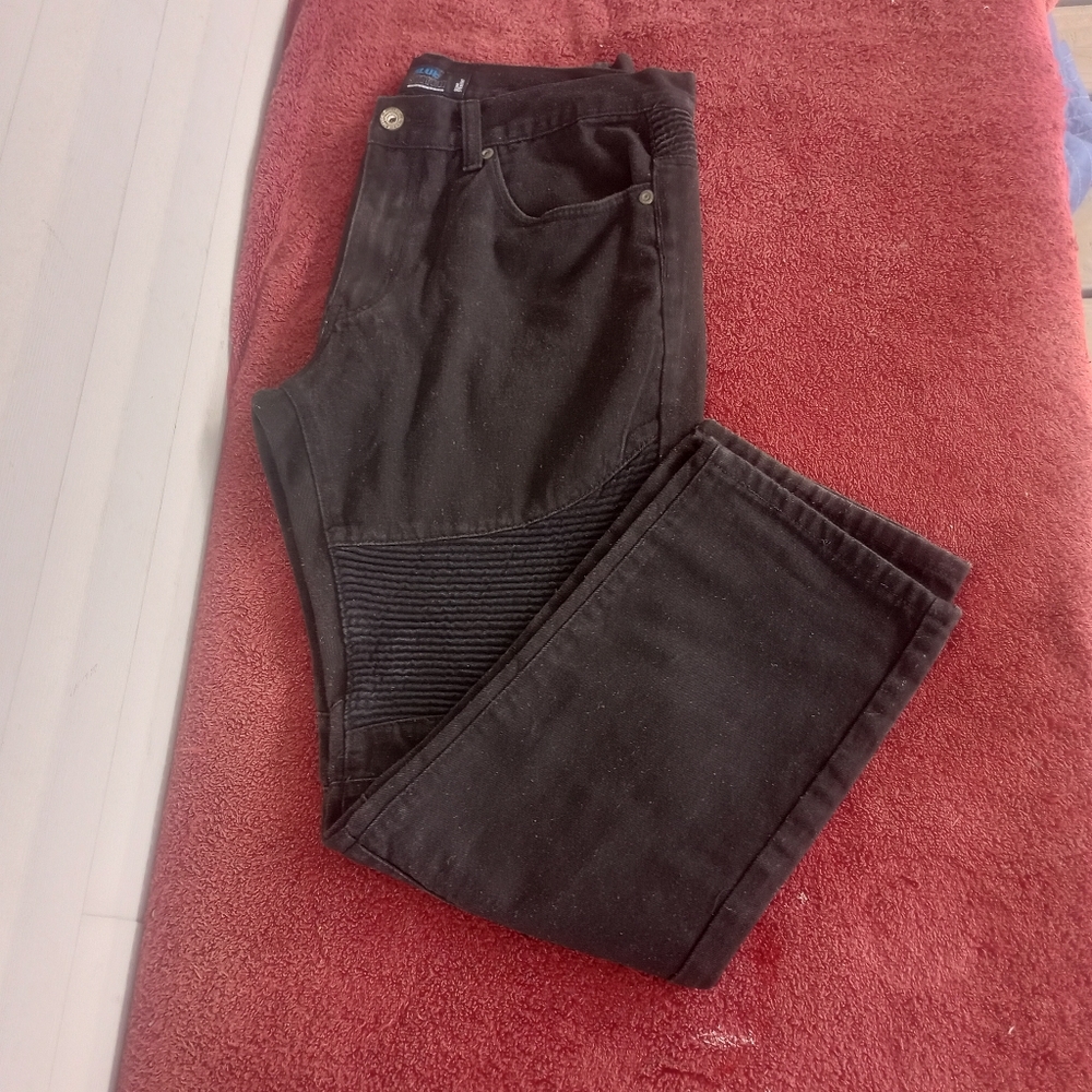 Blue Stitch Jeans Men’s W36 L32 Jeans Slim Straight black.